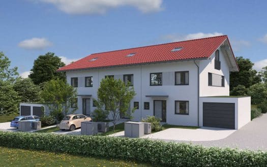 FAMILIENFREUNDLICH.GR&Uuml;N.ZENTRAL. NEUBAU REIHENECKHAUS IN HOLZKIRCHEN (S&Uuml;D/WEST AUSRICHTUNG)