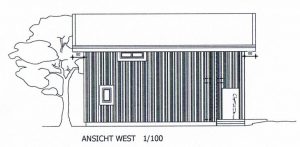 ANSICHT GEPLANTES HAUS WEST