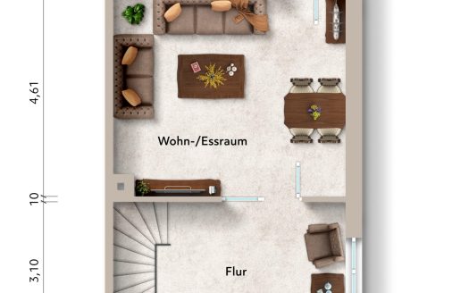 Reihenendhaus in Holzkirchen &ndash; Viel Potenzial. Sch&ouml;ner Garten. Attraktive Ortsrandlage