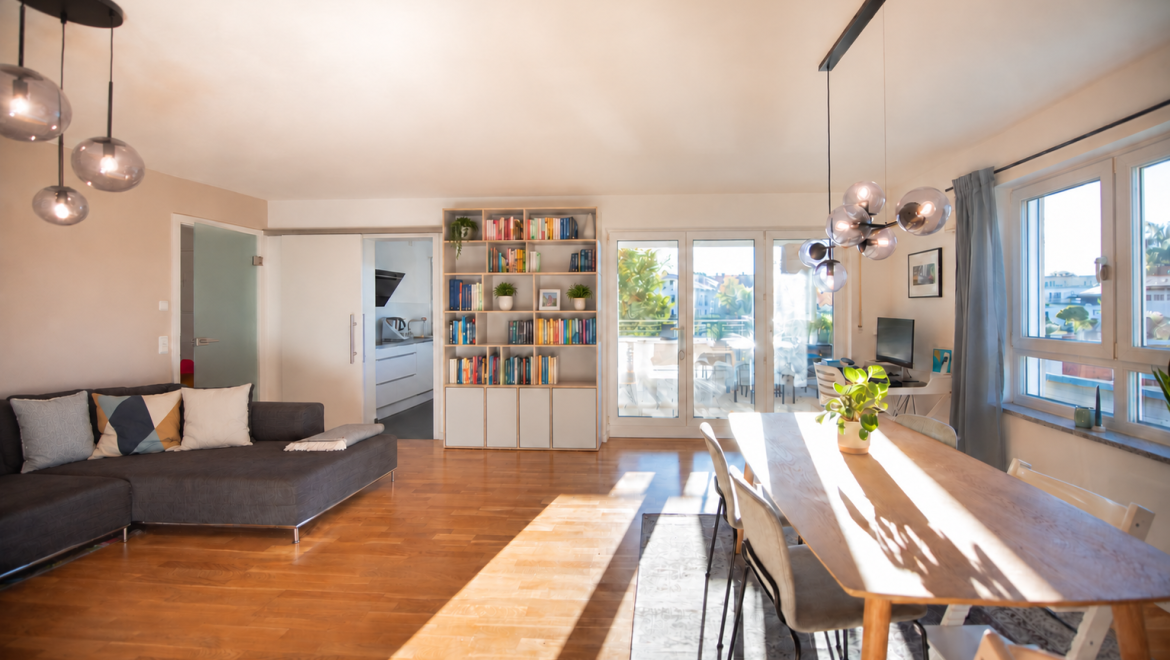 Blick in Richtung Balkon