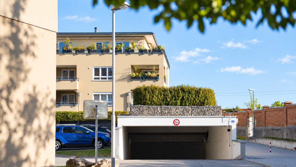 Zufahrt zur Tiefgarage